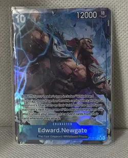Edward Newgate OP08-043 SR Alt Art Two Legends One Piece Card Game NM - ENG - Image 1