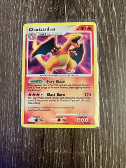 🔥 Charizard Lv.55 3/132 Holo Rare - Diamond & Pearl 2007 Pokemon Card NM 🔥 - Image 1