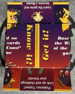 POKEMON Trading Card Game TGC Promo Item FLIP/FOLDING CARD Gameboy Color - MP - Image 5
