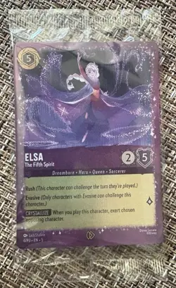 Elsa - The Fifth Spirit 6/P3 [Glitter Foil] SEALED Promo Disney Lorcana NM Card - Image 1