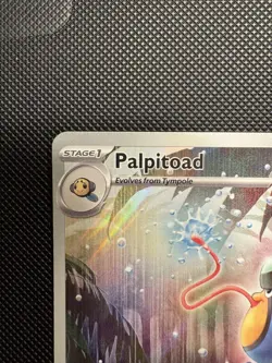 Pokemon Palpitoad Illustration Rare Card 104/086 S&V Black Bolt Near Mint/Mint - Image 2