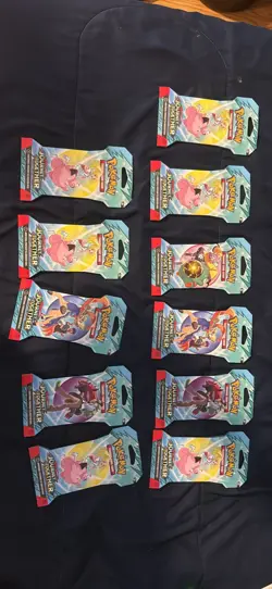 Pokemon Trading Card Game Battle Styles Booster Packs Lot of 12 - Image 1