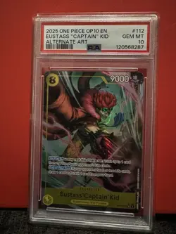One Piece Card Game Royal Blood OP10-112 Eustass "Captain"Kid Alternative Art - Image 4