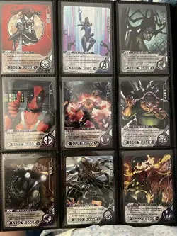 Kayou Marvel Hero Battle CR, UR, MR 18 Pcs Card Lot Venom SpiderMan Iron Man MCU - Image 2