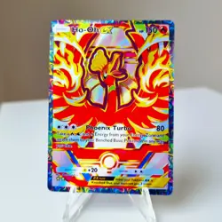 Ho-Oh ex Pokemon Pocket Custom Card TCG Holo Deluxe Pack Holographic - Image 1