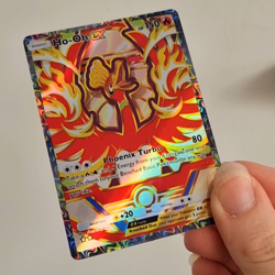 Ho-Oh ex Pokemon Pocket Custom Card TCG Holo Deluxe Pack Holographic - Image 2
