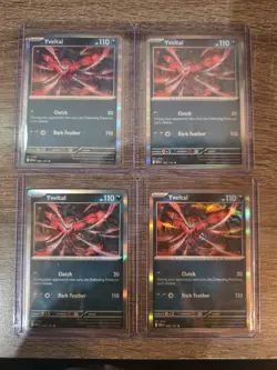 Yveltal 088/132 Reverse Holo Mega Evolution Pokemon 4 card lot - Image 4