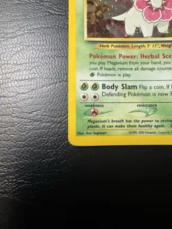 Pokemon Meganium Holo Rare TCG Card Neo Genesis 10/111 Unlimited LP - Image 2