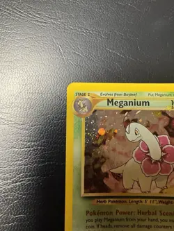 Pokemon Meganium Holo Rare TCG Card Neo Genesis 10/111 Unlimited LP - Image 5