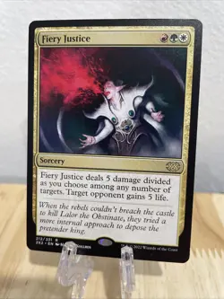 MTG Fiery Justice Regular #212/331 Double Masters 2022 Rare NM/M - Image 1