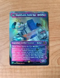 Soundwave, Sonic Spy Foil (Transformers) - Magic MTG - Image 1