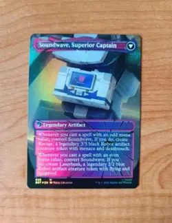 Soundwave, Sonic Spy Foil (Transformers) - Magic MTG - Image 2