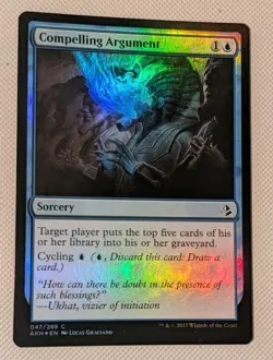 MTG * FOIL * Amonkhet Common COMPELLING ARGUMENT NM - Image 1