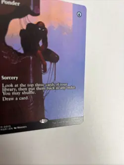 Ponder Borderless Nonfoil Spiderman MTG - Image 2