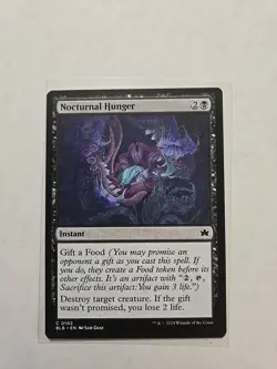 Nocturnal Hunger - Bloomburrow - LP - MTG Magic - Common - Instant - Image 1