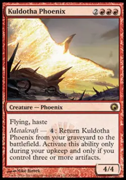 Kuldotha Phoenix - Medium Play MTG Scars of Mirrodin - Image 1