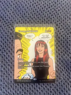 Unexpected Windfall (Borderless) - MTG Marvel’s Spider-Man Regular - Image 1