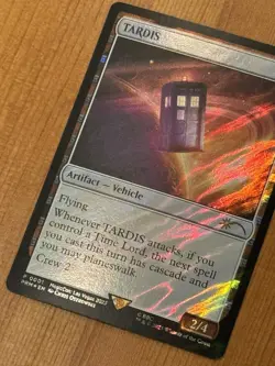 TARDIS P 0001, LP Surge Foil, MagicCon: Las Vegas 2023, MTG Dr. Who Promo Doctor - Image 2