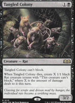 Tangled Colony 2023 MTG #113 Expansion/Rare Wilds of Eldraine - Image 1