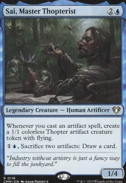 Sai, Master Thopterist 2023 MTG LC #118 Masters/Rare Commander Masters - Image 1