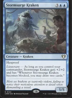 Stormsurge Kraken 2023 MTG #122 Masters/Rare Commander Masters - Image 1