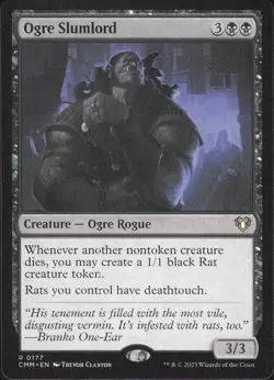 Ogre Slumlord 2023 MTG #177 Masters/Rare Commander Masters - Image 1