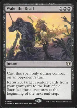 Wake the Dead 2023 MTG #197 Masters/Rare Commander Masters - Image 1