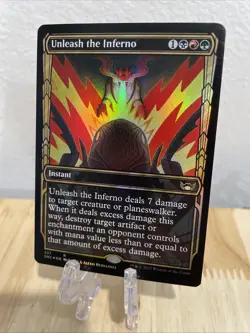 MTG Unleash the Inferno Showcase FOIL #337 Streets of New Capenna Rare SNC NM/M - Image 1