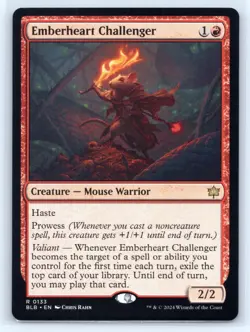 MTG Emberheart Challenger R Bloomburrow 133 NM - Image 1