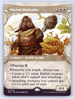 MTG Warren Warleader (Showcase) M Bloomburrow 300 NM - Image 1
