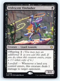MTG Iridescent Vinelasher R Bloomburrow 99 NM - Image 1
