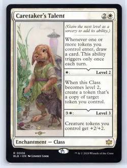 MTG Caretaker's Talent R Bloomburrow 6 NM - Image 1