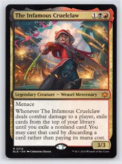 MTG The Infamous Cruelclaw M Bloomburrow 219 NM - Image 1