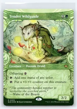 MTG Tender Wildguide (Showcase) R Bloomburrow 325 NM Foil - Image 1