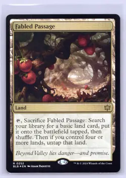 MTG Fabled Passage R Bloomburrow 252 NM Foil - Image 1