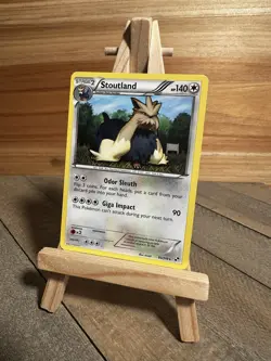 Pokemon Black and White Rare Stoutland #83/114 Lightly played - Image 1