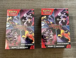 Lot Of 2 Pokemon TCG Scarlet Violet Destined Rivals Booster Bundles NEW IN HAND - Image 1