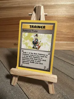 Pokemon Base Set 2 Rare Pokemon Trader #106/130 Moderately played - Image 1