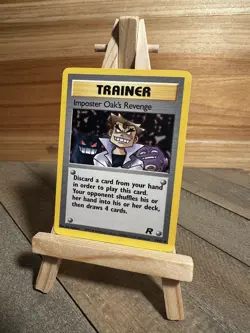 Pokemon Team Rocket Uncommon Imposter Oak's Revenge #76/82 Lightly played - Image 1