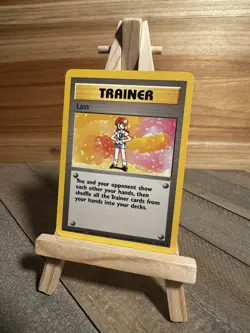 Pokemon Base Set Rare Lass #075/102 Moderately played - Image 1