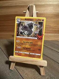 Pokemon Trick or Trade 2023 Rare Galarian Runerigus #102/192 Lightly played - Image 1