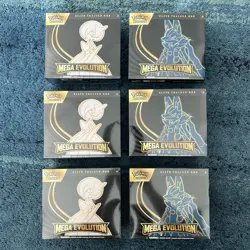 NEW Pokemon Mega Evolution Elite Trainer Box ETB - Art Set of 2 - Image 1