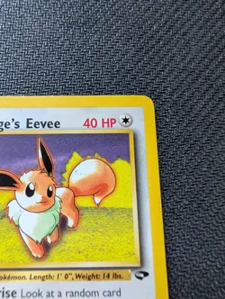 Lt. Surge's Eevee 51/132 Gym Challenge Uncommon (1st Edition) Pokemon TCG - Image 4