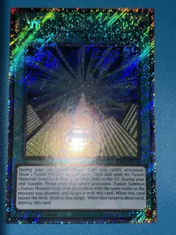 YUGIOH TCG FUTURE FUSION RA03-EN168 PLATINUM RARE 1ST EDITION NM - Image 1