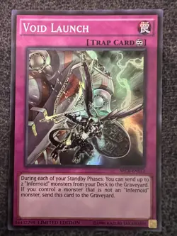 Yugioh Void Launch SECE-ENS13 Super Rare Limited Edition NM - Image 1