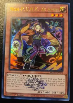 Noh-P.U.N.K. Ze Amin BLMM-EN073 1st Edition Ultra Rare Monster Mayhem Yu-Gi-Oh! - Image 1