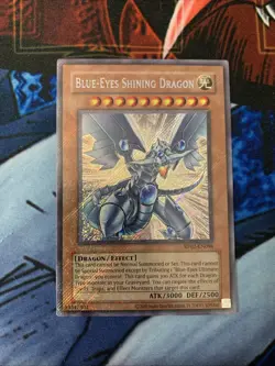 🔥 {Pack Fresh} Blue-Eyes Shining Dragon | RP02-EN096 {Secret} | Holo Bleed 🩸 - Image 2