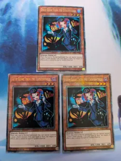 YuGiOh! Tour Guide from the Underworld RA01-EN005 Quarter Century 1st x3 PLAYSET - Image 1