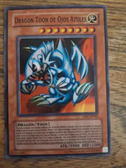 Spanish Blue-Eyes Toon Dragon DB1-SP066 Dark Beginning 1 Super Rare | LP+ - Image 1