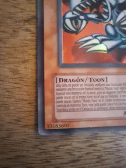 Spanish Blue-Eyes Toon Dragon DB1-SP066 Dark Beginning 1 Super Rare | LP+ - Image 5